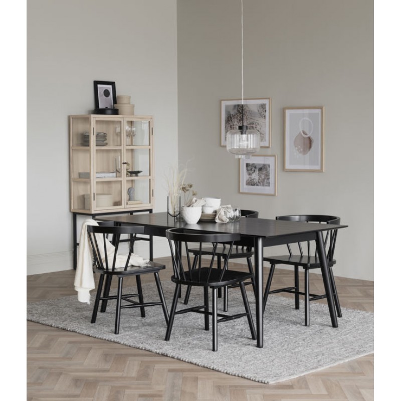 RO Lotta Dining Table 180x90 Black